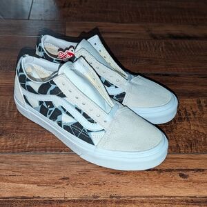 NEW Womens Vans Old Skool Mosaic Checkerboard True White Sneaker Shoes Size 6.5